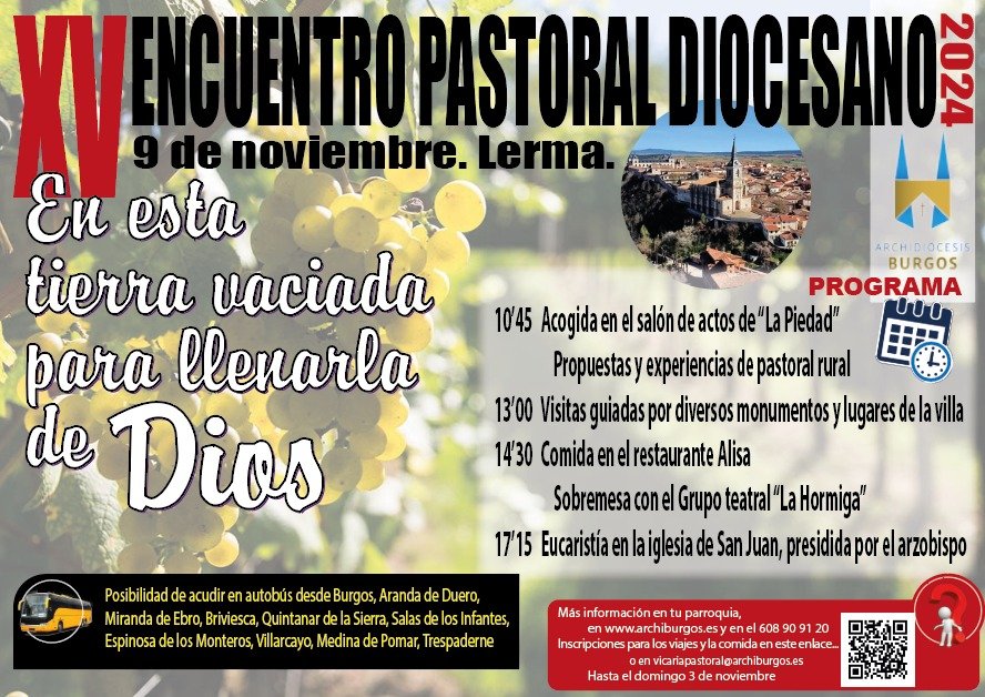 9 Noviembre: Encuentro Diocesano en Lerma